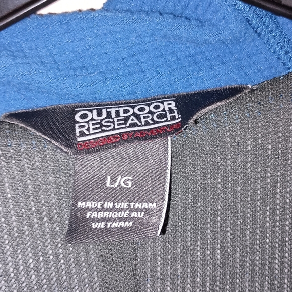 Alaska Alpine Adventures Climbing Jacket Ladies L Ocean Blue Outdoor Research - Picture 4 of 4